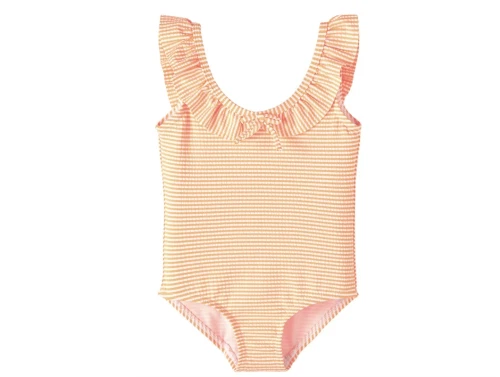 Name It orange pop badedragt neon